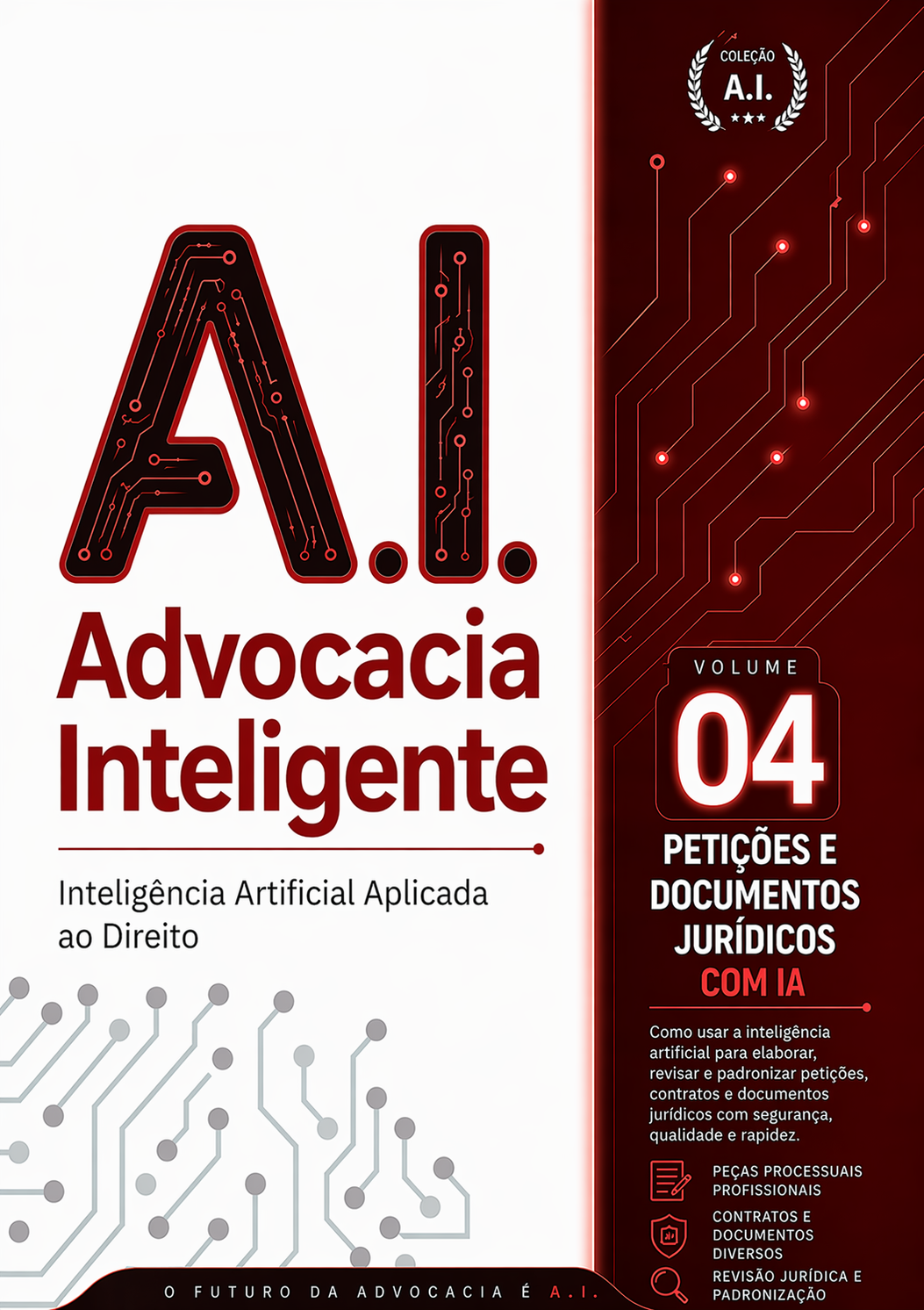 Capa Volume 4 — Petições e Documentos Jurídicos com IA